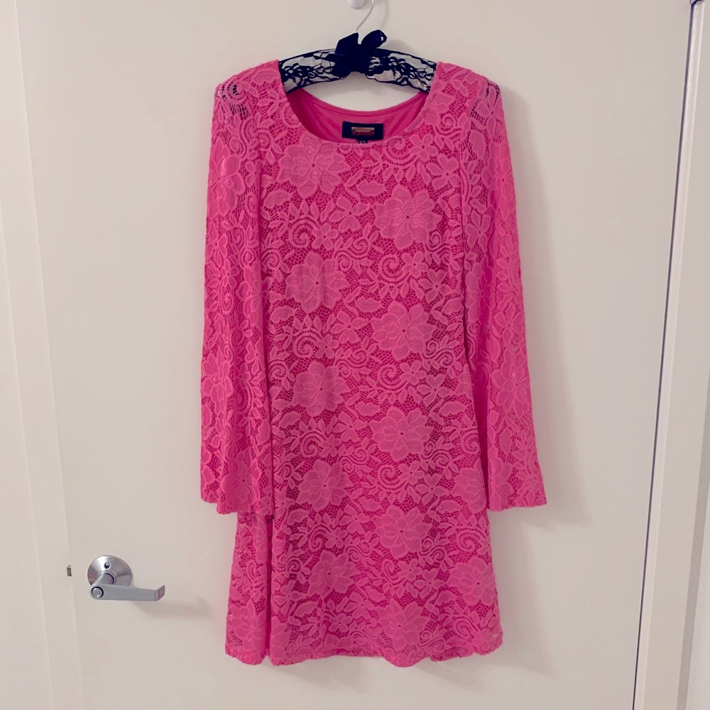 Barbie Pink Lace Dress